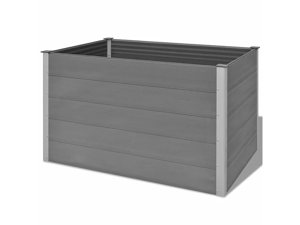 Jardinière WPC 150x100x91 Gris