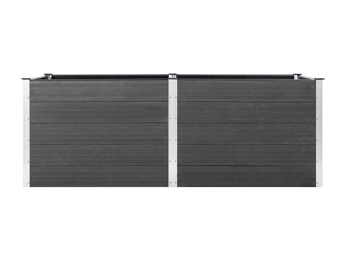 Jardinière 250x50x91 WPC Gris