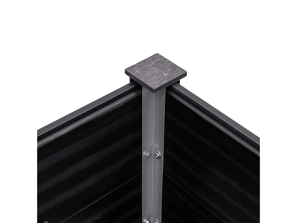 Jardinière 250x50x91 WPC Gris