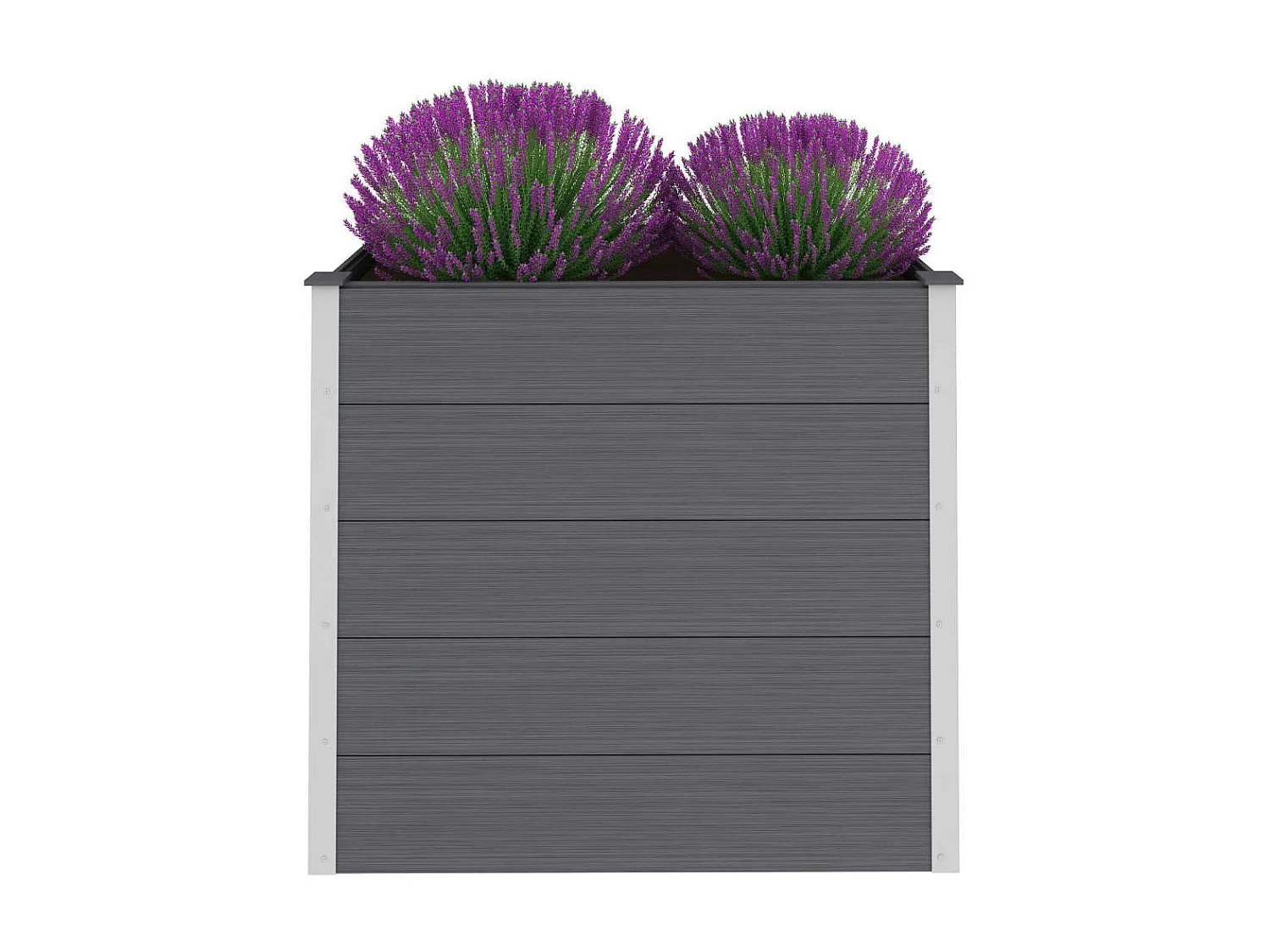 Jardinière WPC 100x50x91 Gris