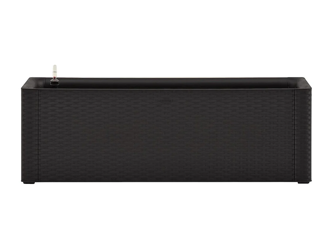 Jardinière système arrosage Anthracite 100x43x33