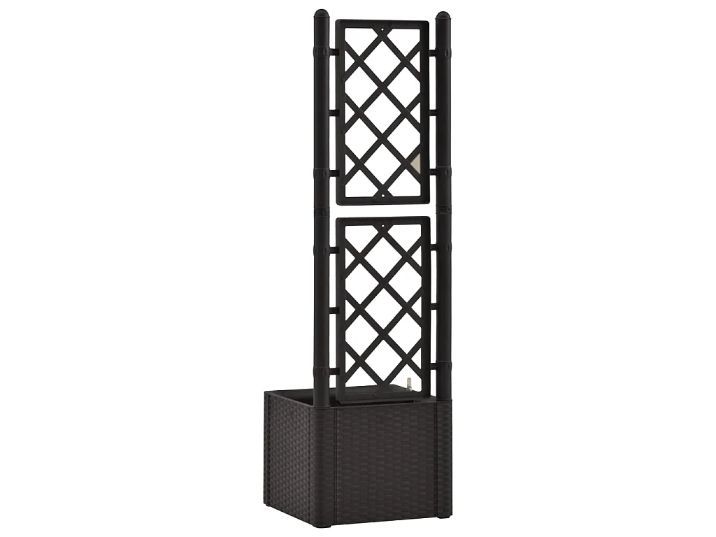 Jardinière treillis système d'arrosage Anthracite
