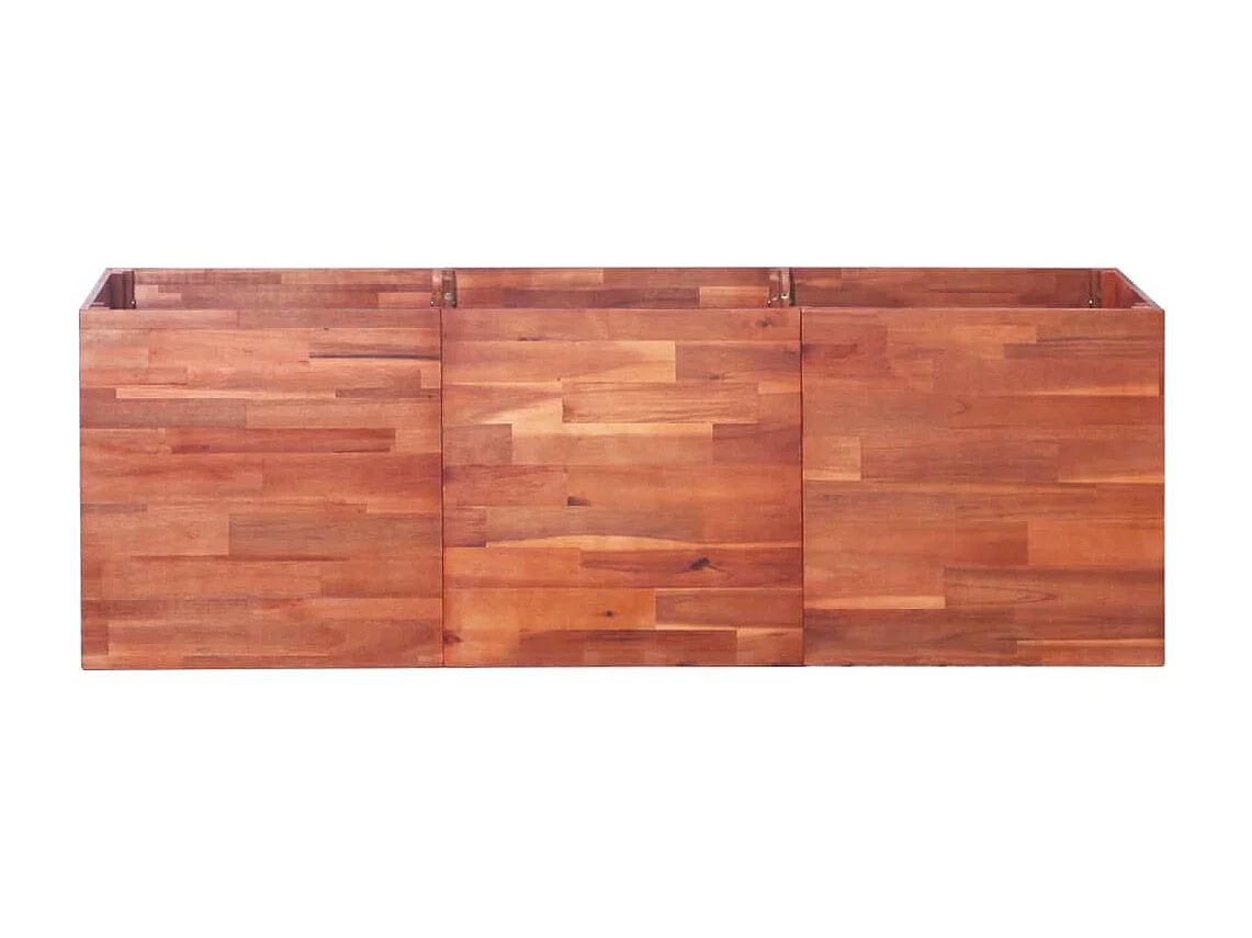 Jardinière Bois d'acacia 150x50x50