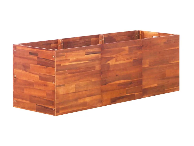 Jardinière Bois d'acacia 150x50x50