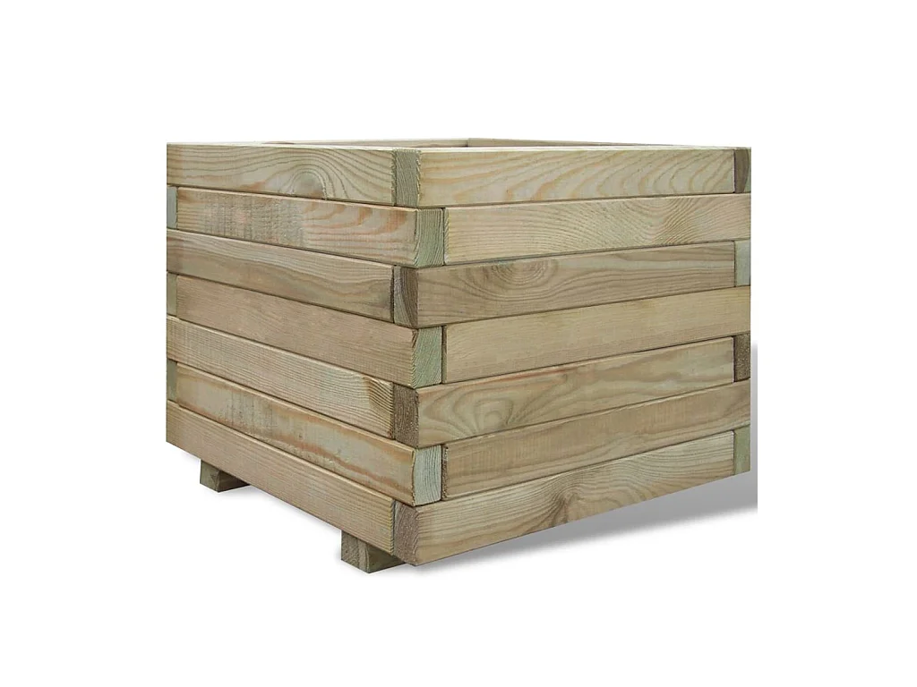 Jardinière 50x50x40 Bois Carré