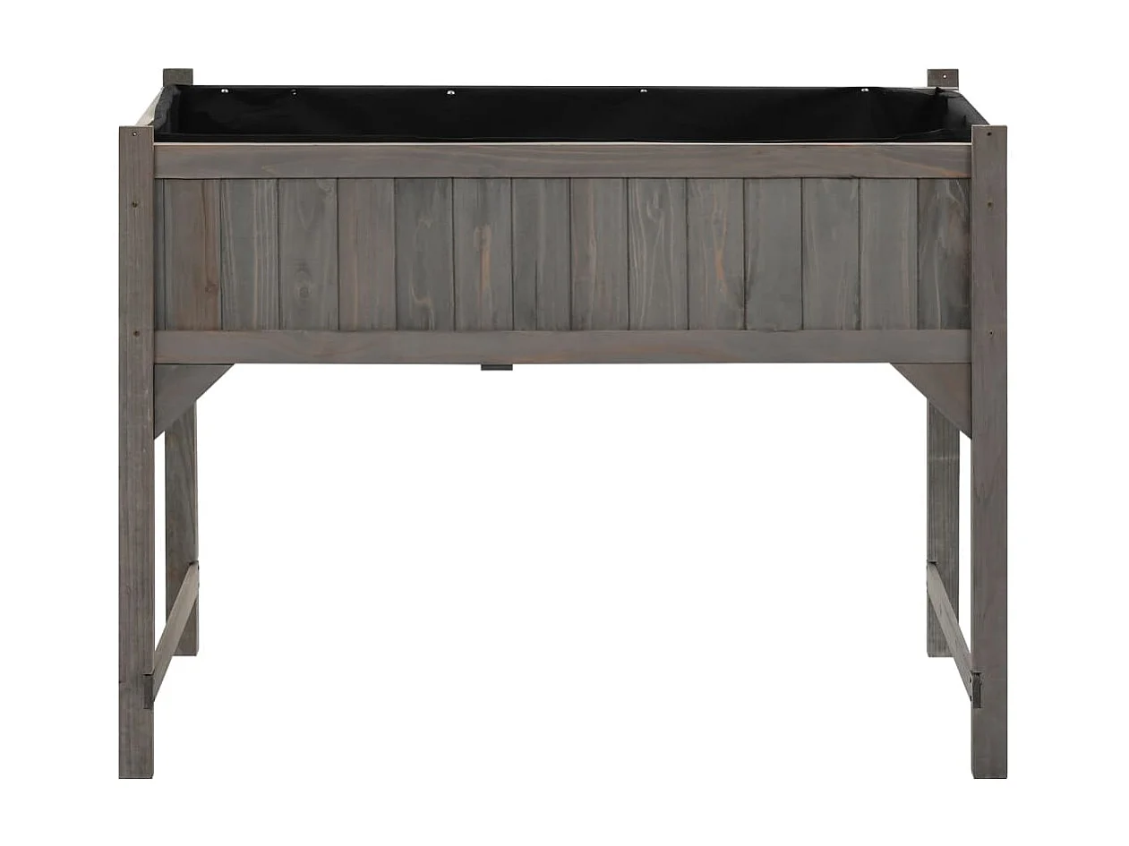 Jardinière avec serre 110x54x120 Bois de sapin massif