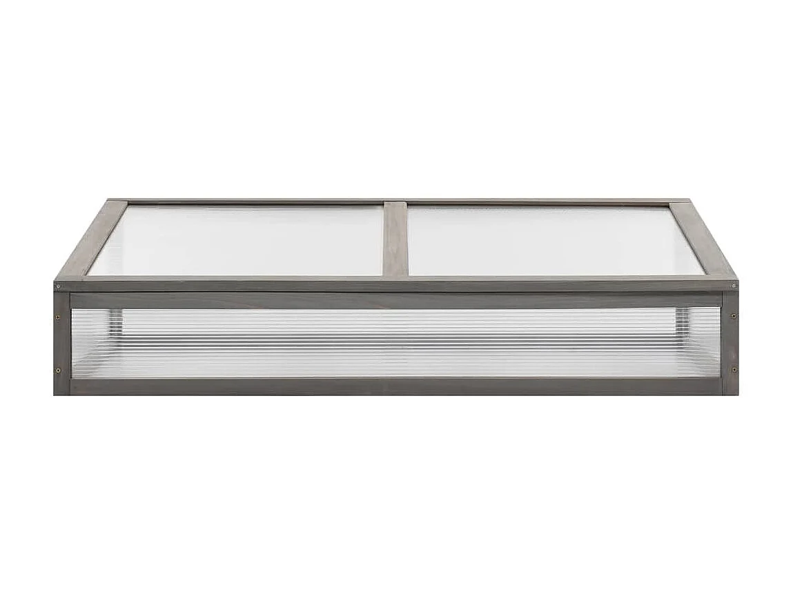 Jardinière avec serre 110x54x120 Bois de sapin massif