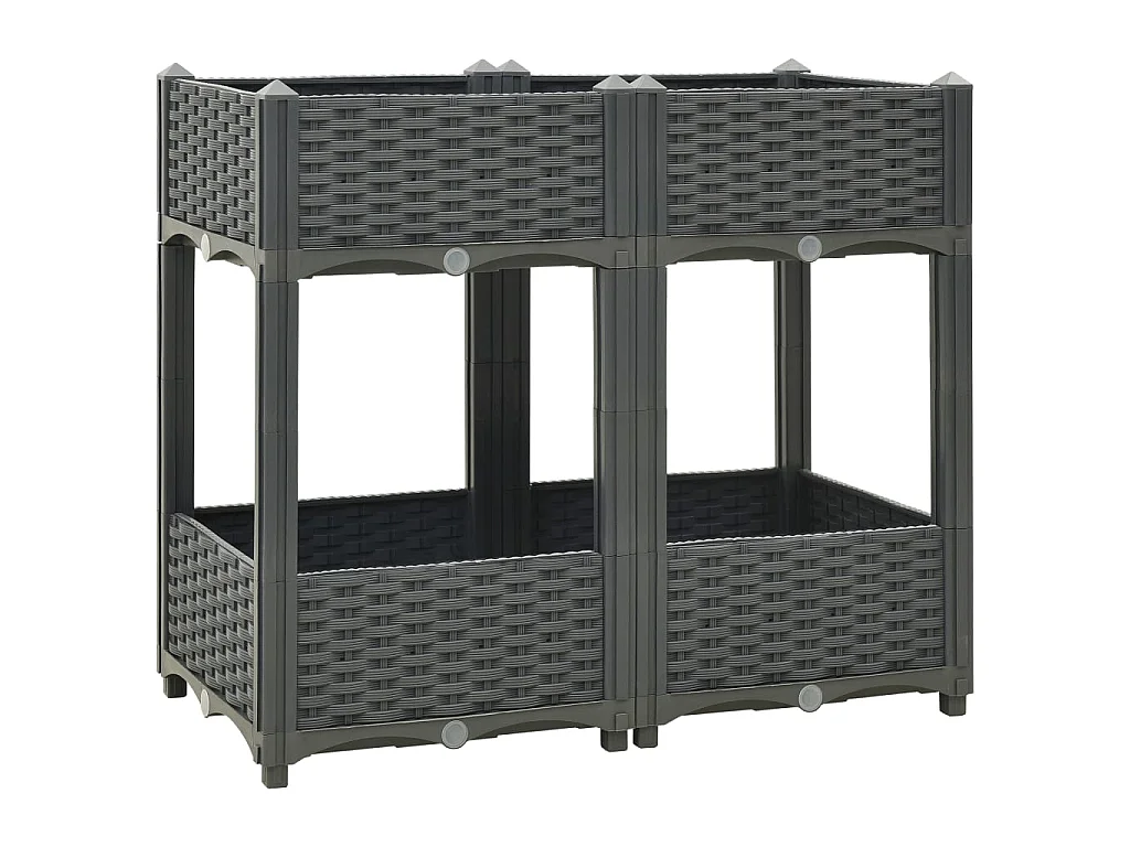 Jardinière 80x40x71 Polypropylène