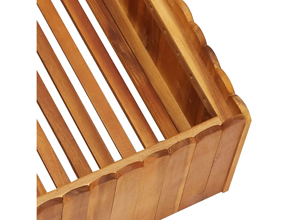 Jardinière 50x50x25 Bois massif d'acacia