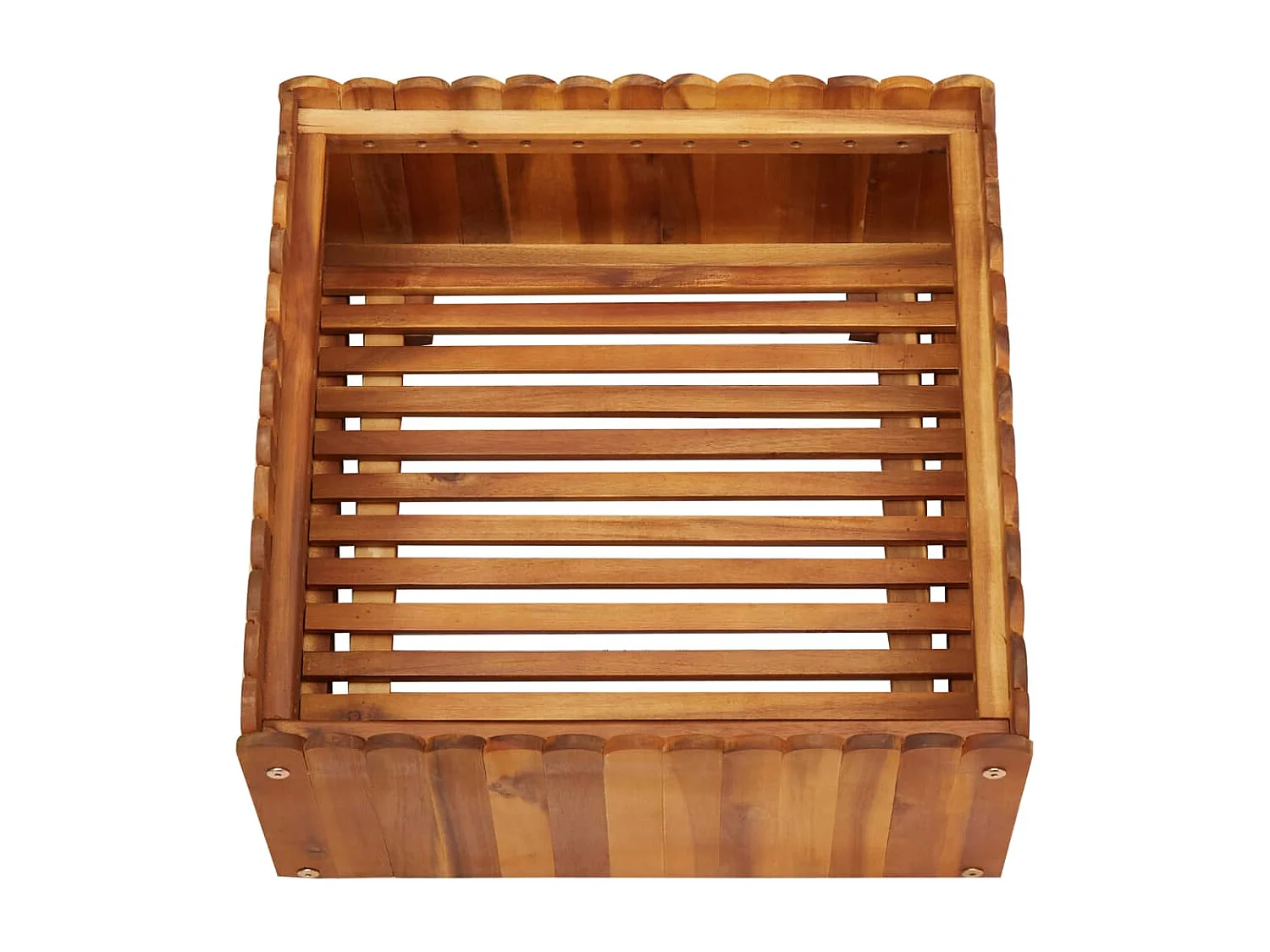 Jardinière 50x50x25 Bois massif d'acacia