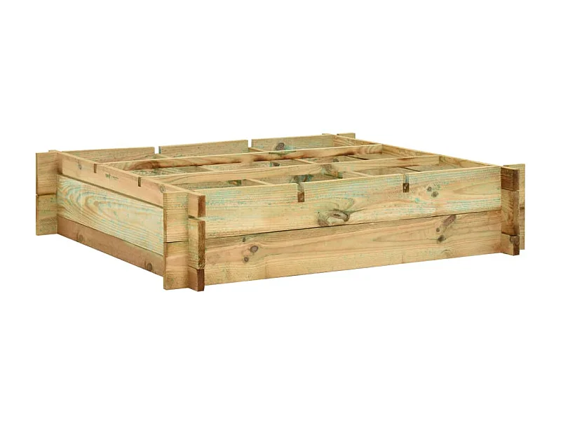 Jardinière 90 x 90x20 Bois imprégné