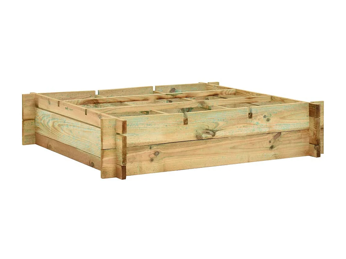 Jardinière 90 x 90x20 Bois imprégné