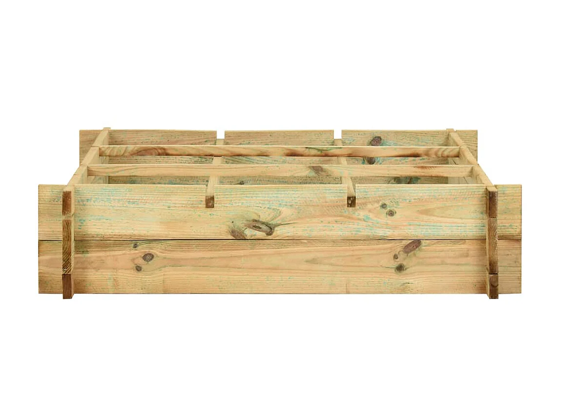 Jardinière 90 x 90x20 Bois imprégné