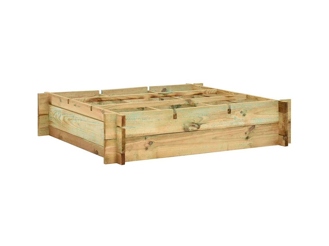Jardinière 90 x 90x20 Bois imprégné