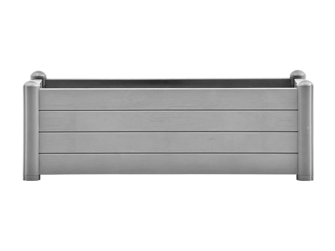 Jardinière PP Gris pierre 100x43x35