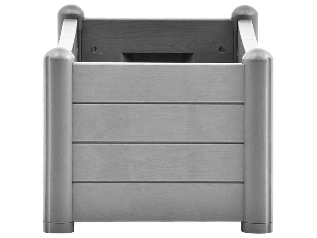 Jardinière PP Gris pierre 100x43x35