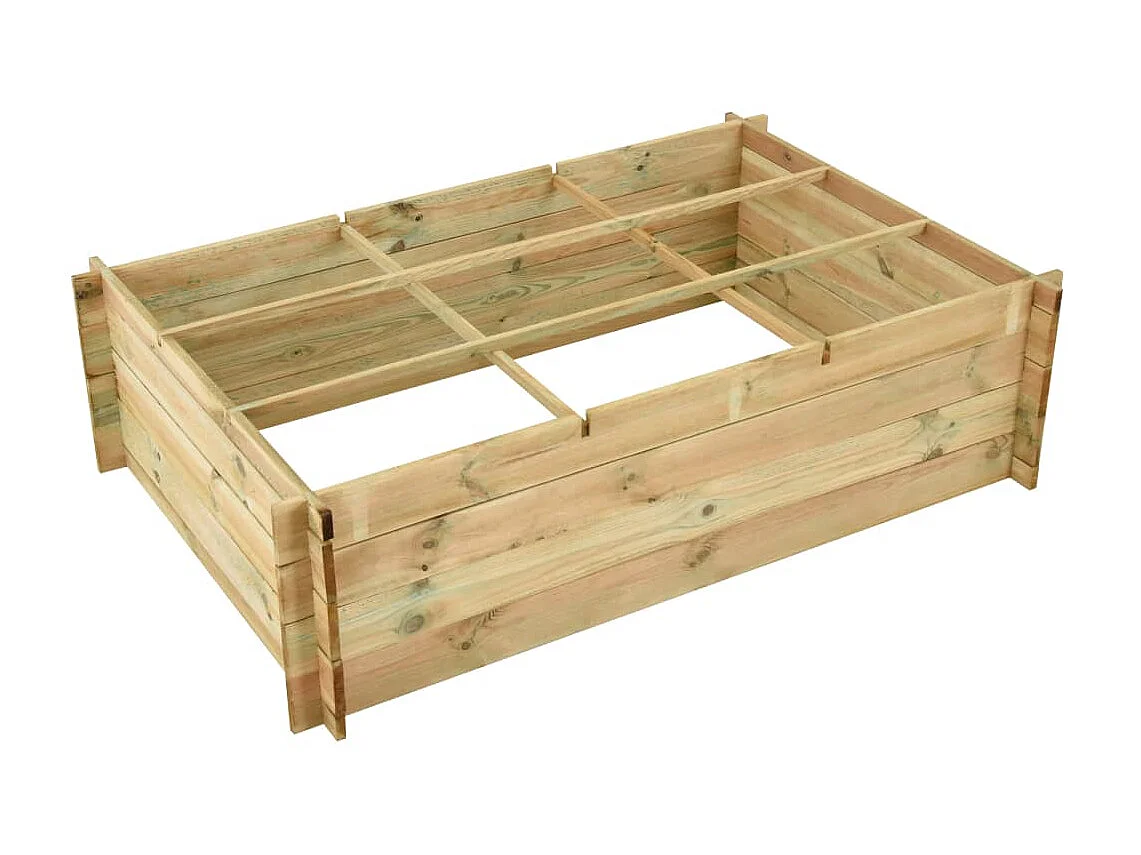 Jardinière 150x100x40 Bois imprégné