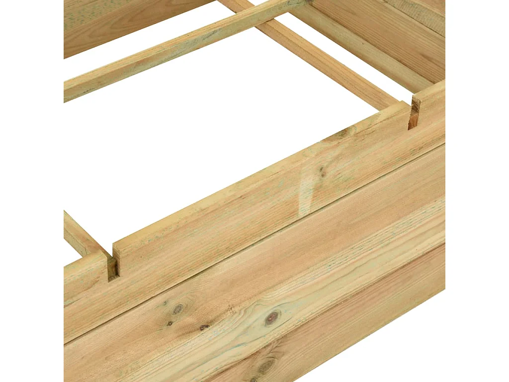 Jardinière 150x100x40 Bois imprégné