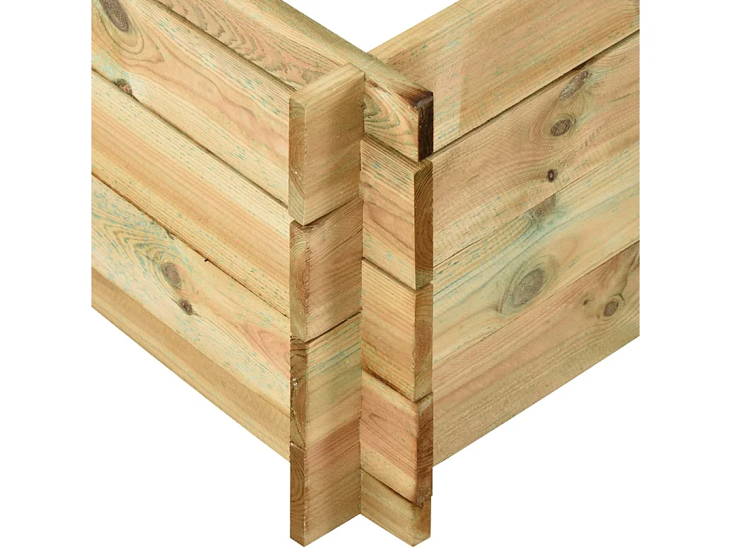 Jardinière 150x100x40 Bois imprégné