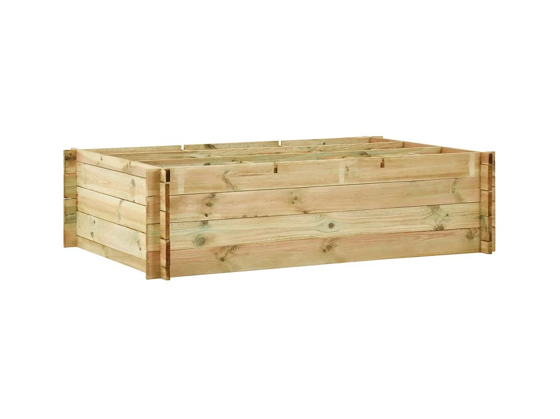 Jardinière 150x100x40 Bois imprégné