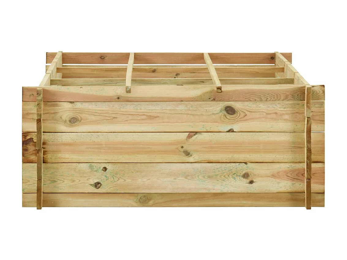 Jardinière 150x100x40 Bois imprégné