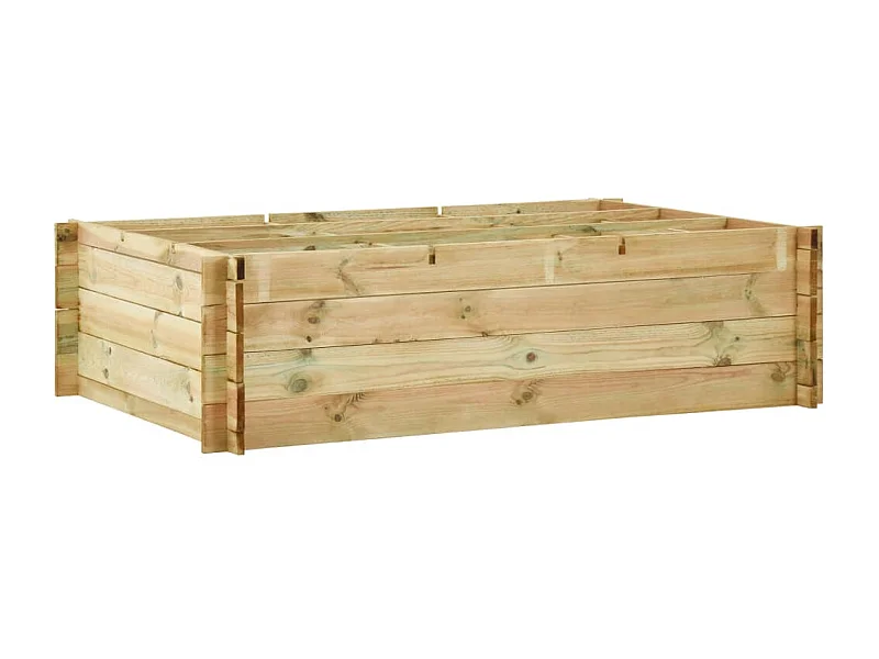 Jardinière 150x100x40 Bois imprégné
