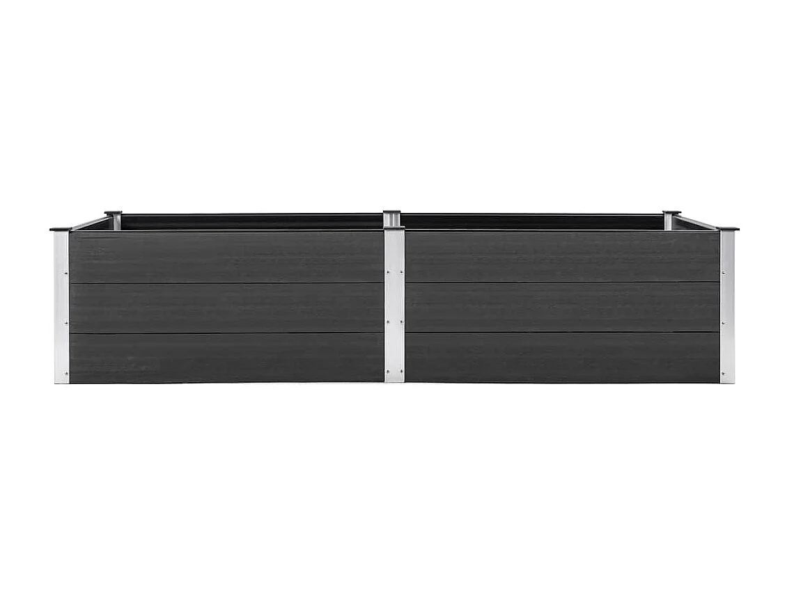 Jardinière 250x100x54 WPC Gris