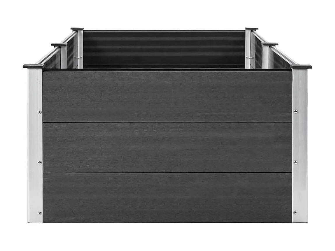 Jardinière 250x100x54 WPC Gris