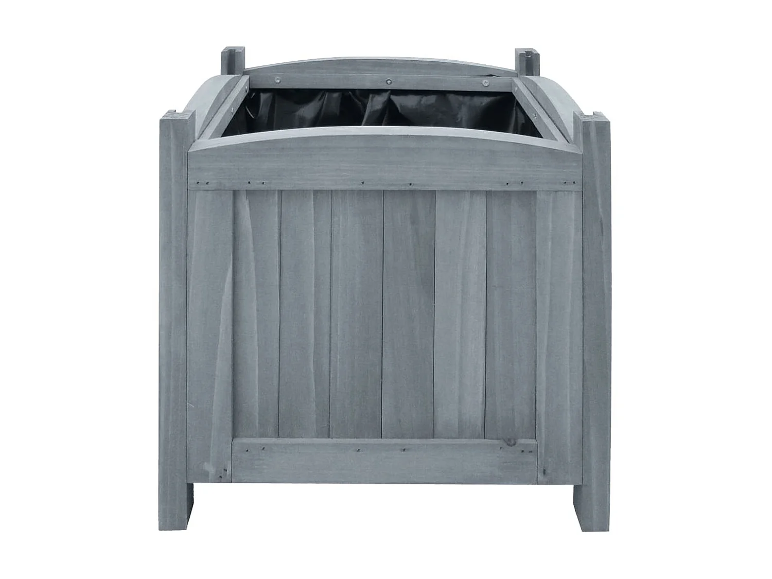 Jardinières 2 pcs 30x30x30 Bois de sapin massif