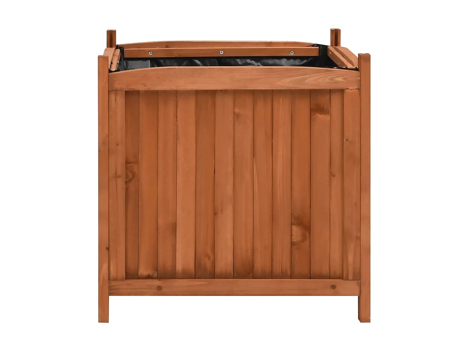 Jardinières surélevées 2 pcs 50x50x50 Bois de sapin