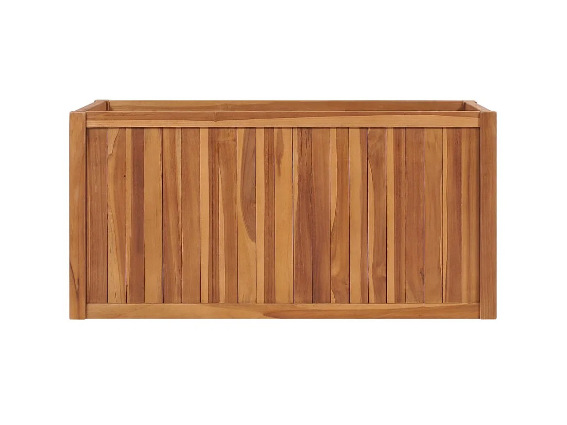 Lit surélevé 100x50x50 Bois de teck solide