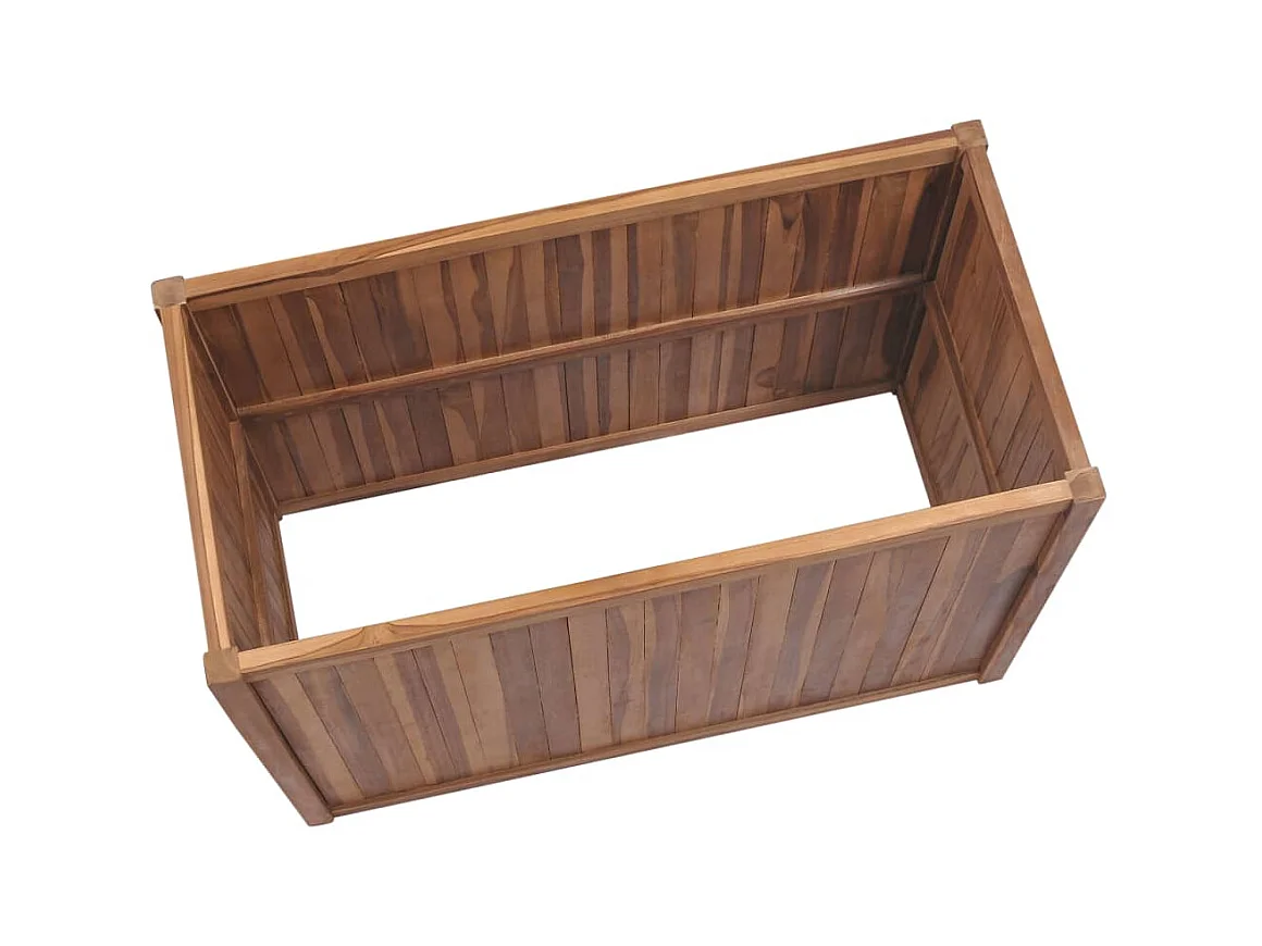 Lit surélevé 100x50x50 Bois de teck solide