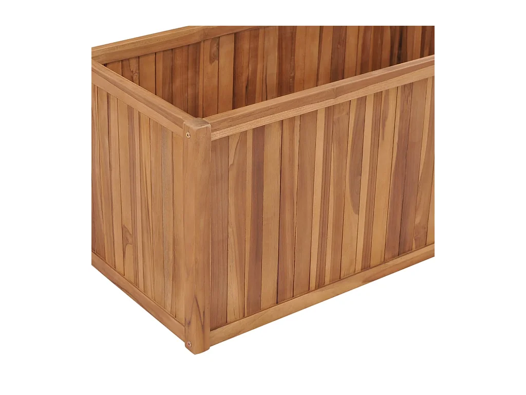 Lit surélevé 100x50x50 Bois de teck solide