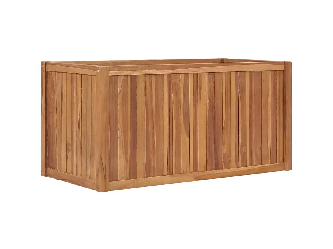 Lit surélevé 100x50x50 Bois de teck solide