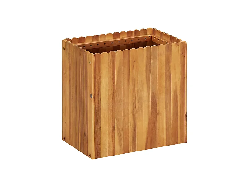 Jardinière 50x30x50 Bois massif d'acacia