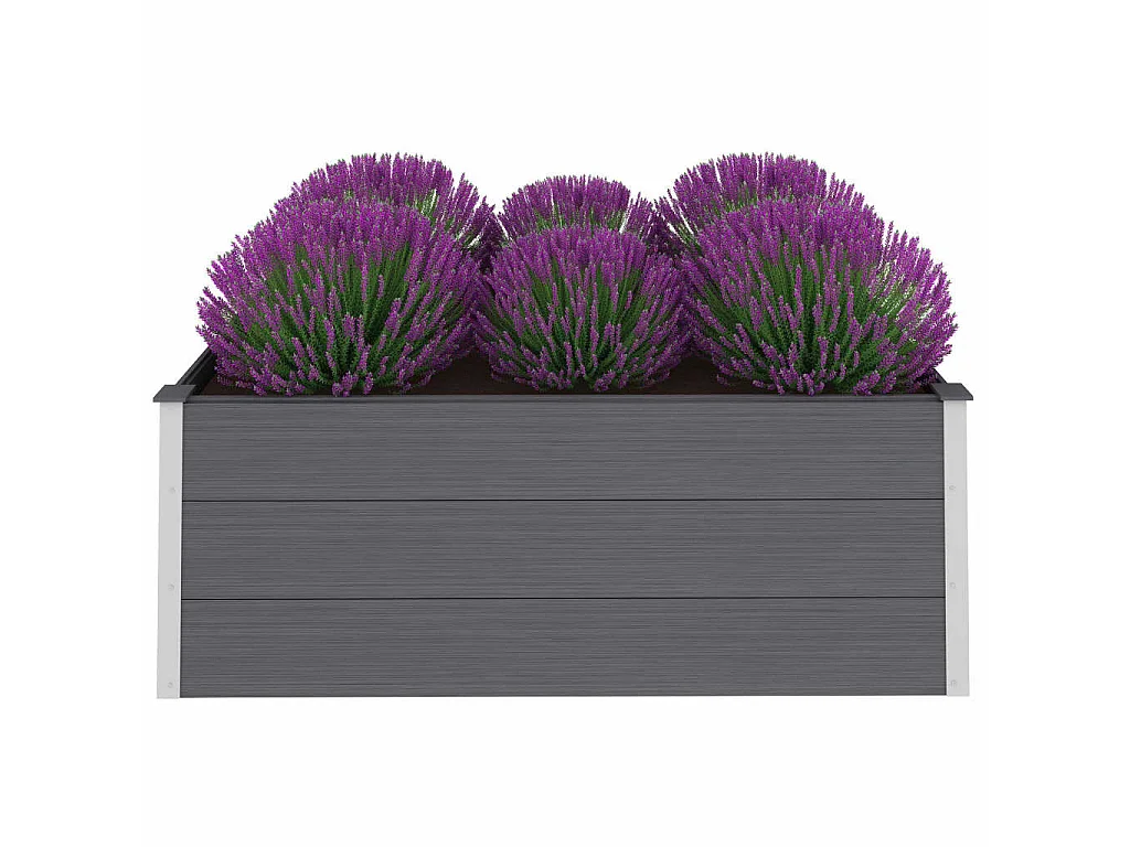 Jardinière WPC 150x100x54 Gris