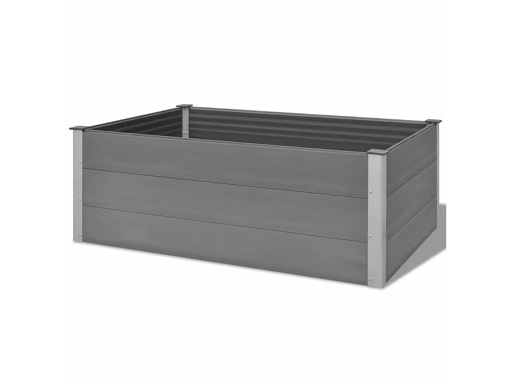 Jardinière WPC 150x100x54 Gris