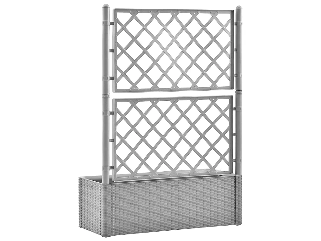 Jardinière et treillis et système d'arrosage Gris 2