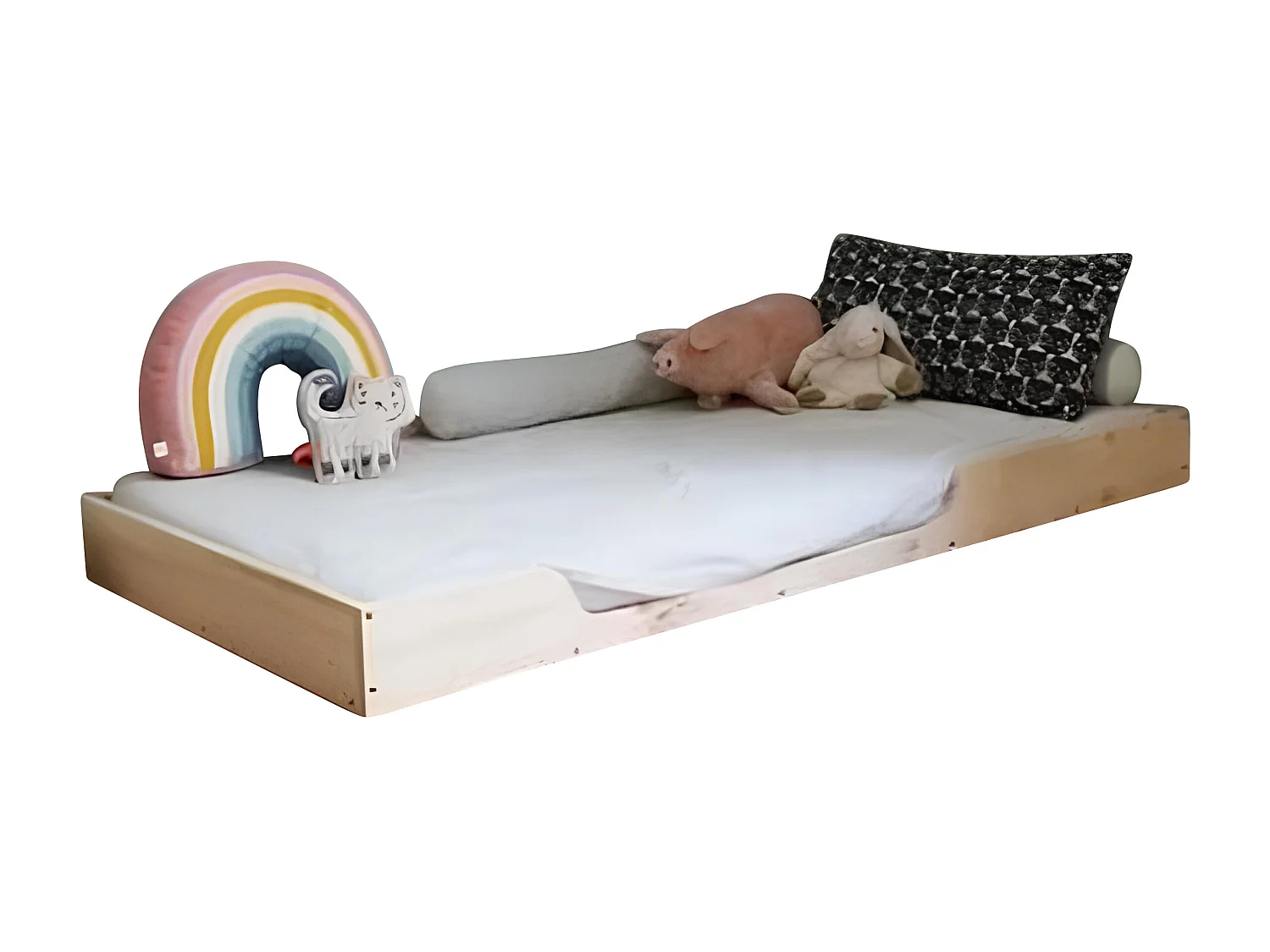 Letto a terra con telaio