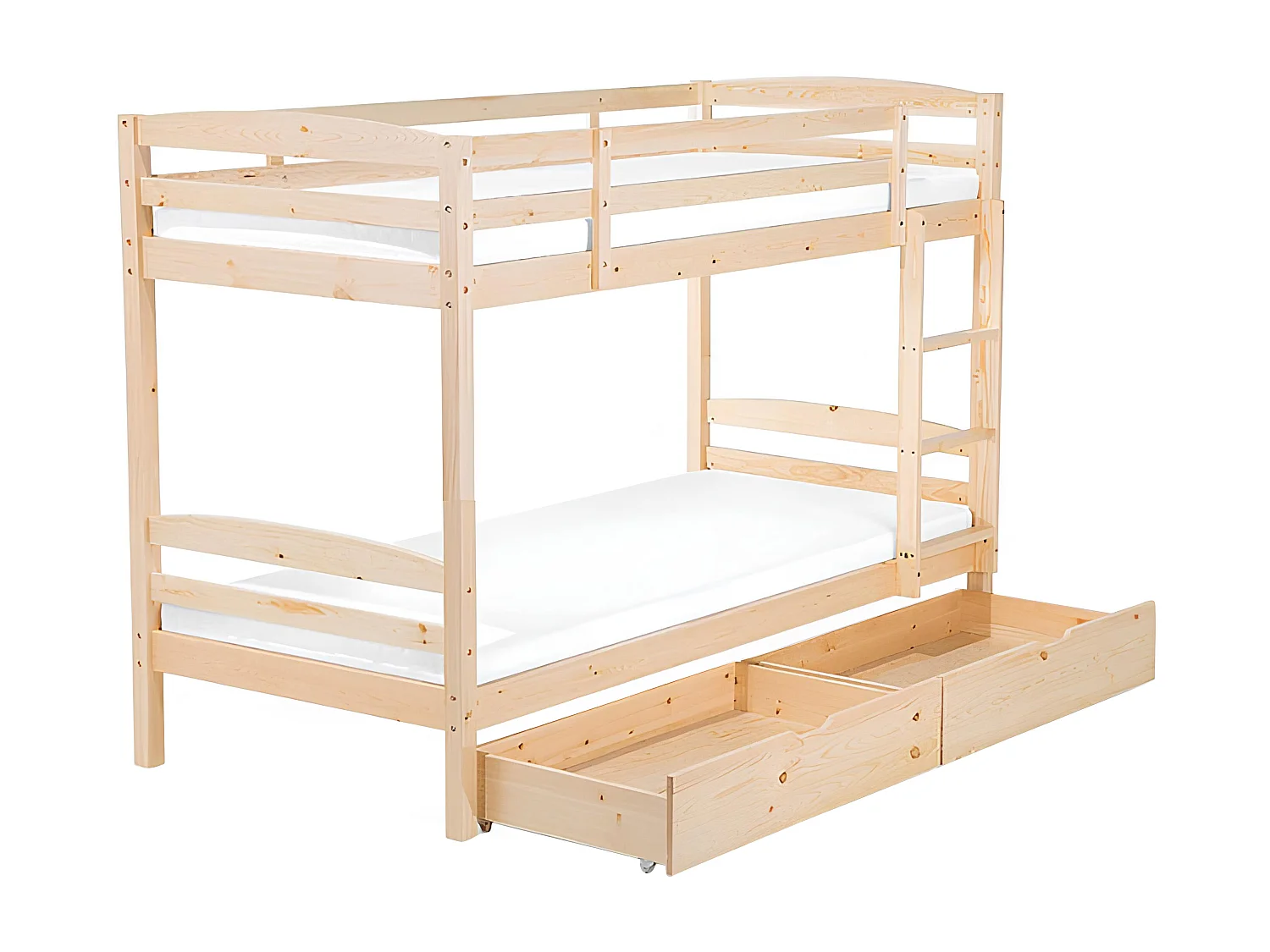 Lit superposé avec tiroirs