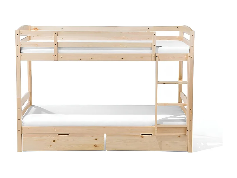 Letto a castello con cassetti