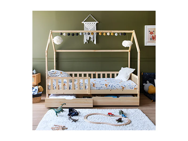 Letto a castello con cassetti