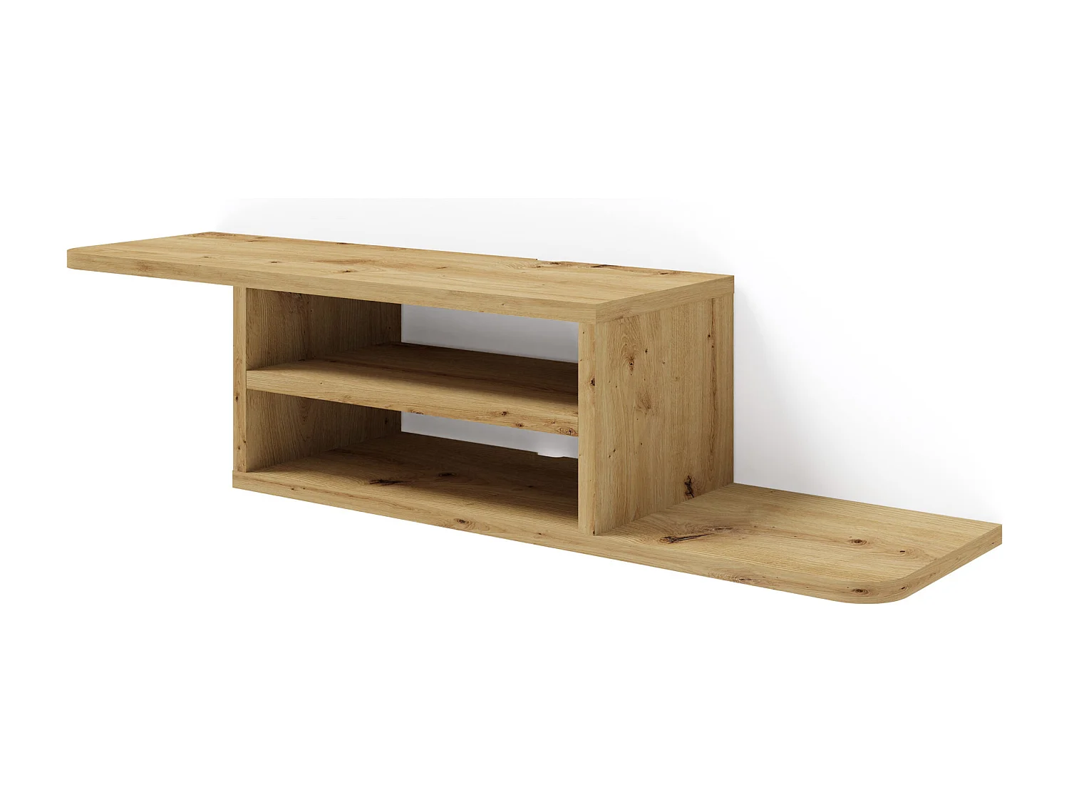 Meuble TV DEDAL 90 cm chêne artisanal