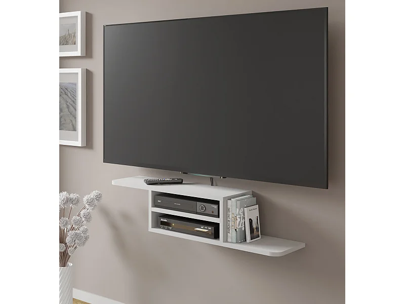 TV-meubel DEDAL 90 cm wit mat