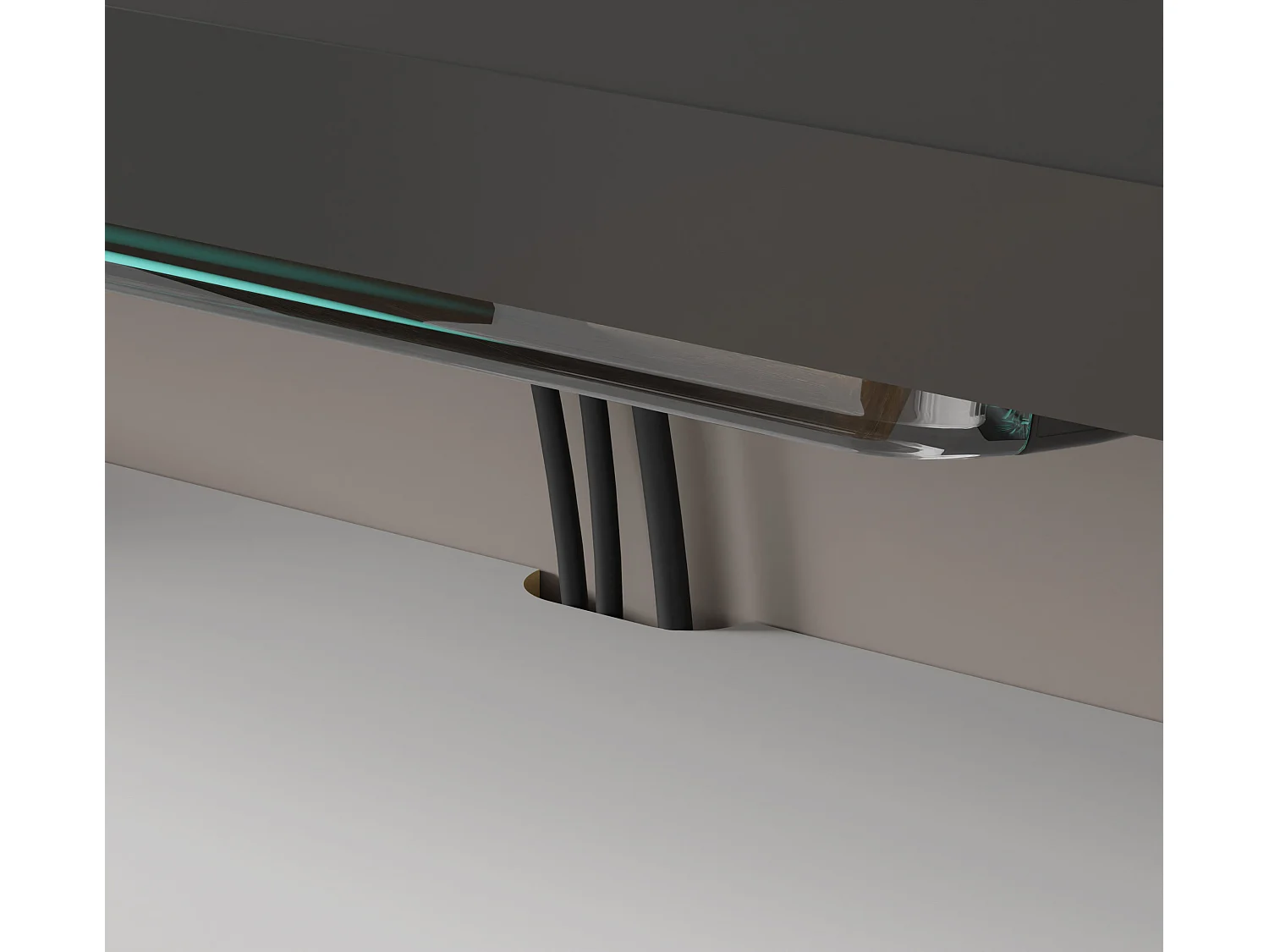 TV-meubel DEDAL 90 cm wit mat