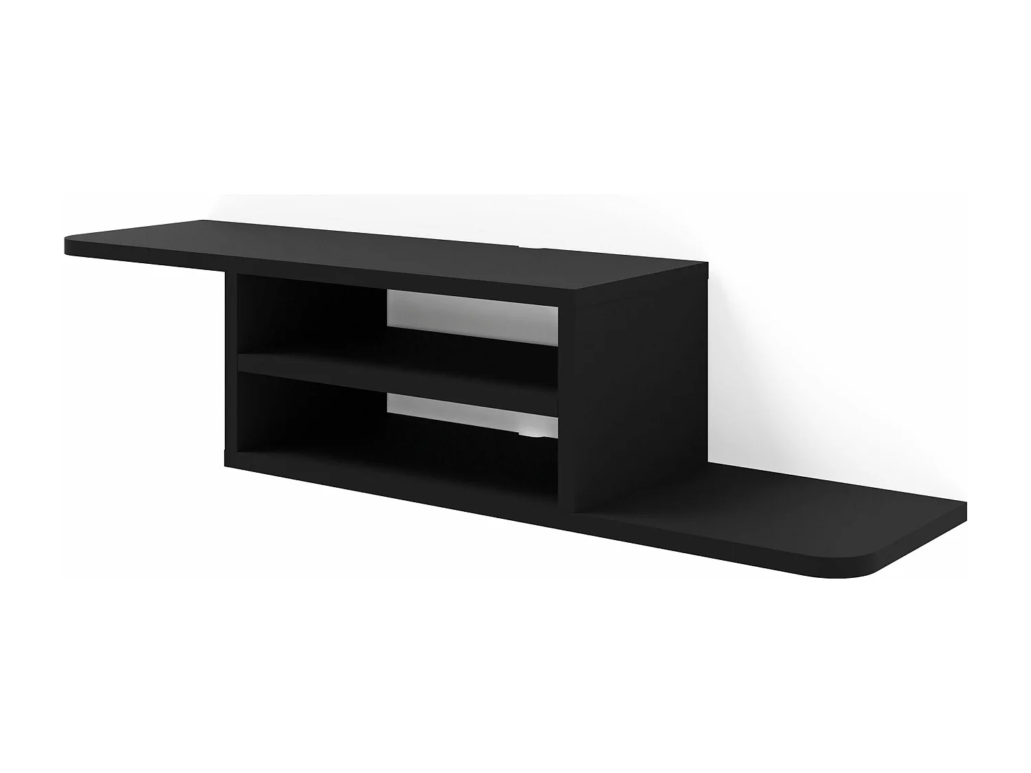 Mobile TV DEDAL 90 cm nero opaco