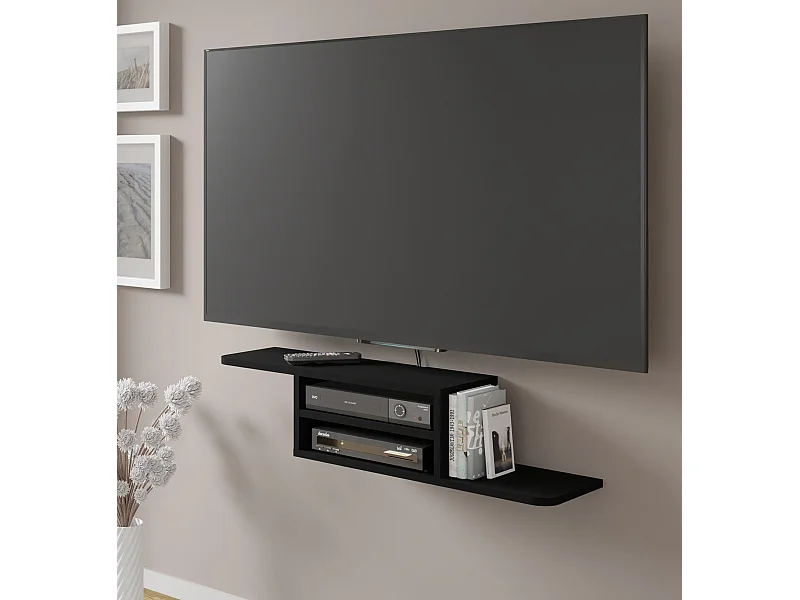 TV-meubel DEDAL 90 cm zwart mat