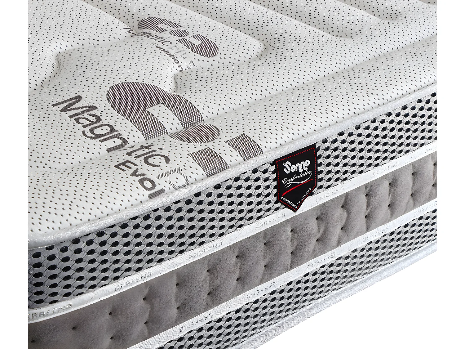 Colchão SONNOMATTRESS Magnetic Plata (100x200x26cm - HR)