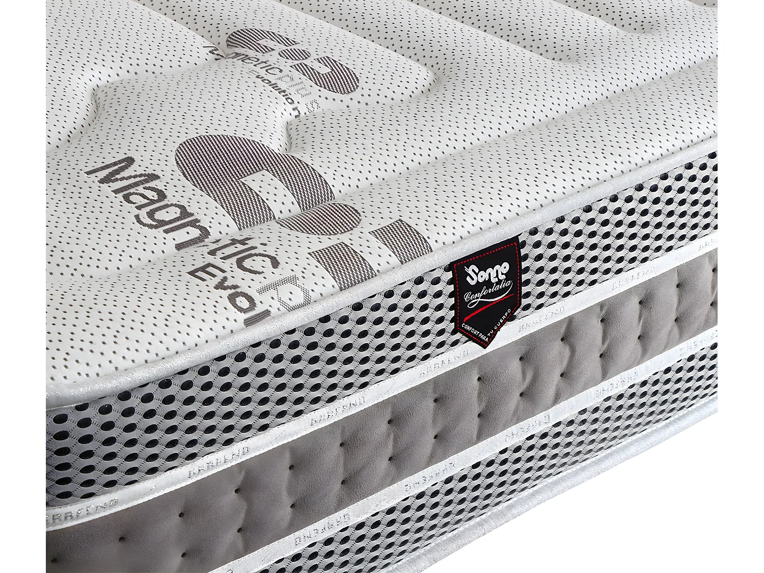 Colchón Viscografeno HR Magnetic Plata de SonnoMattress 120x200x26