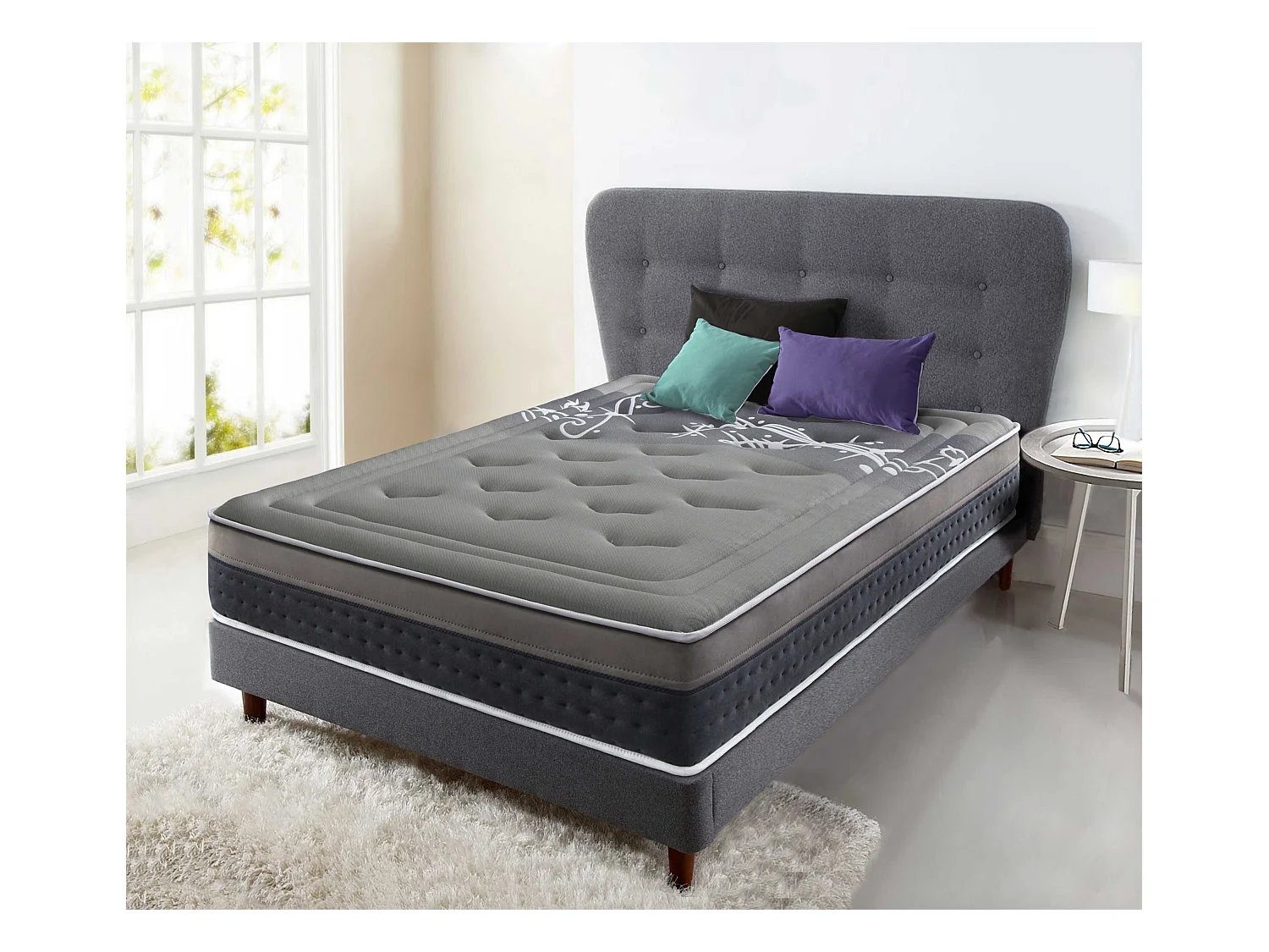 Colchão SONNOMATTRESS Nova Grafeno (100x200x30cm - HR)